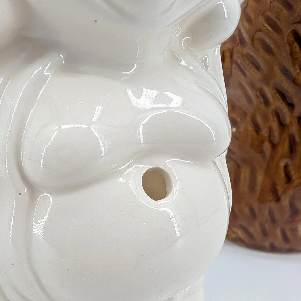 Vintage Tiki Set Buddha & Speak No Evil Monkey Cocktail Kitschy Tropical Barware
